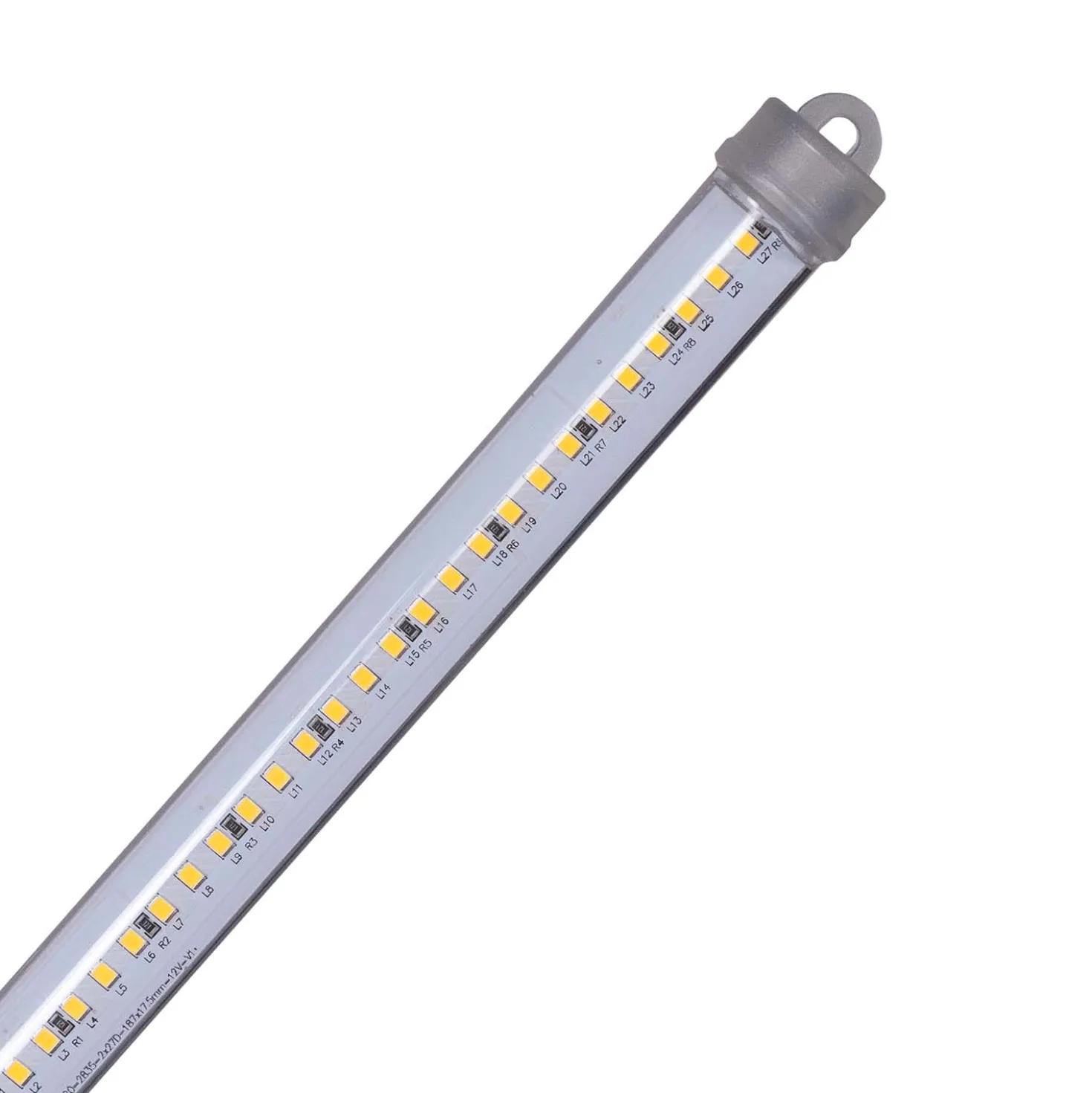 Meteora 6 tubi, Ø 47 cm, 324 SMD Led bianco caldo