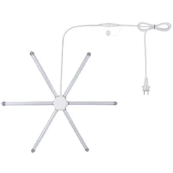 Meteora 6 tubi, Ø 67 cm, 504 SMD Led bianco freddo