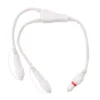 Multiconnettore Connect ProLine 3p con cavo di terra, 2 uscite, cavo in gomma bianco