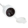 Multiconnettore PML, 2 uscite, con presa schuko, cavo bianco, IP67