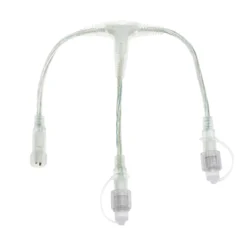 Multiconnettore 2 uscite, cavo trasparente, serie PL24V