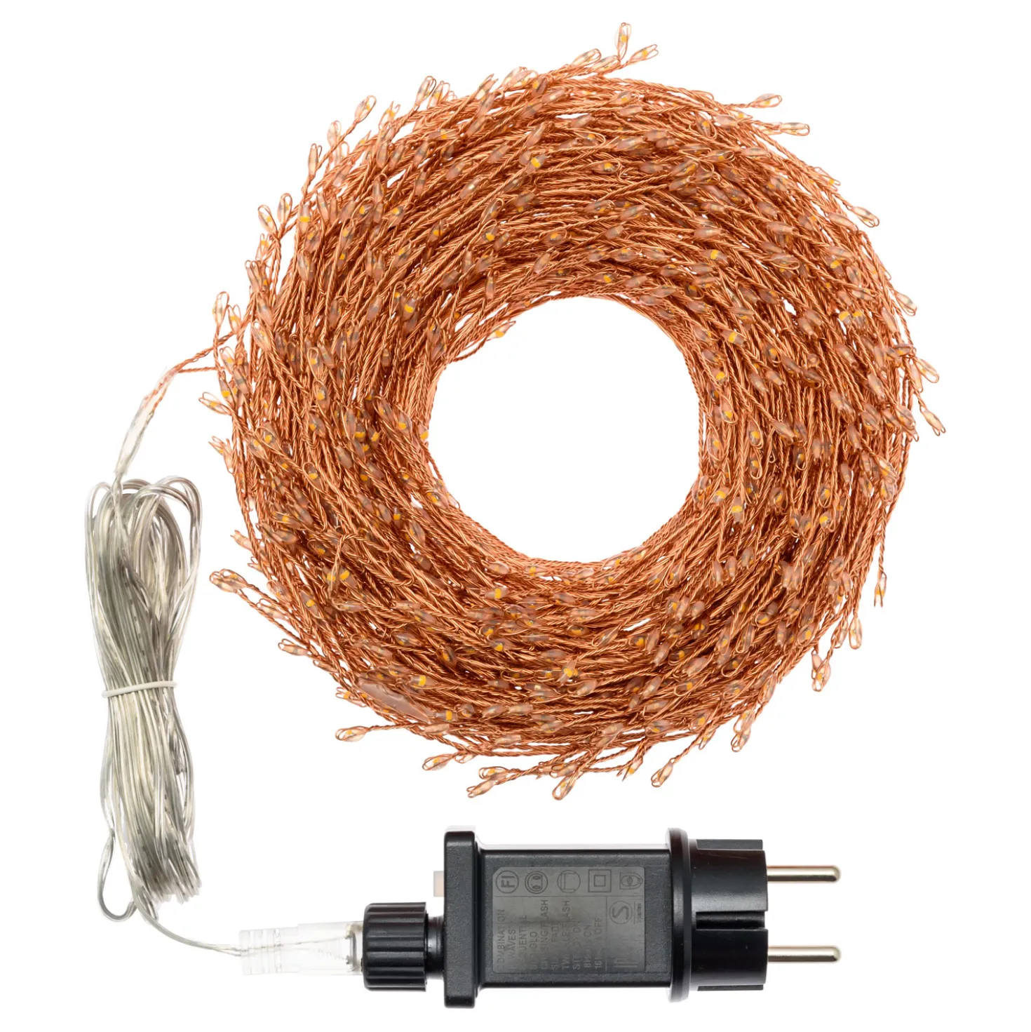 Nastro di Luce 20 m, 1000 Micro led bianco extra caldo