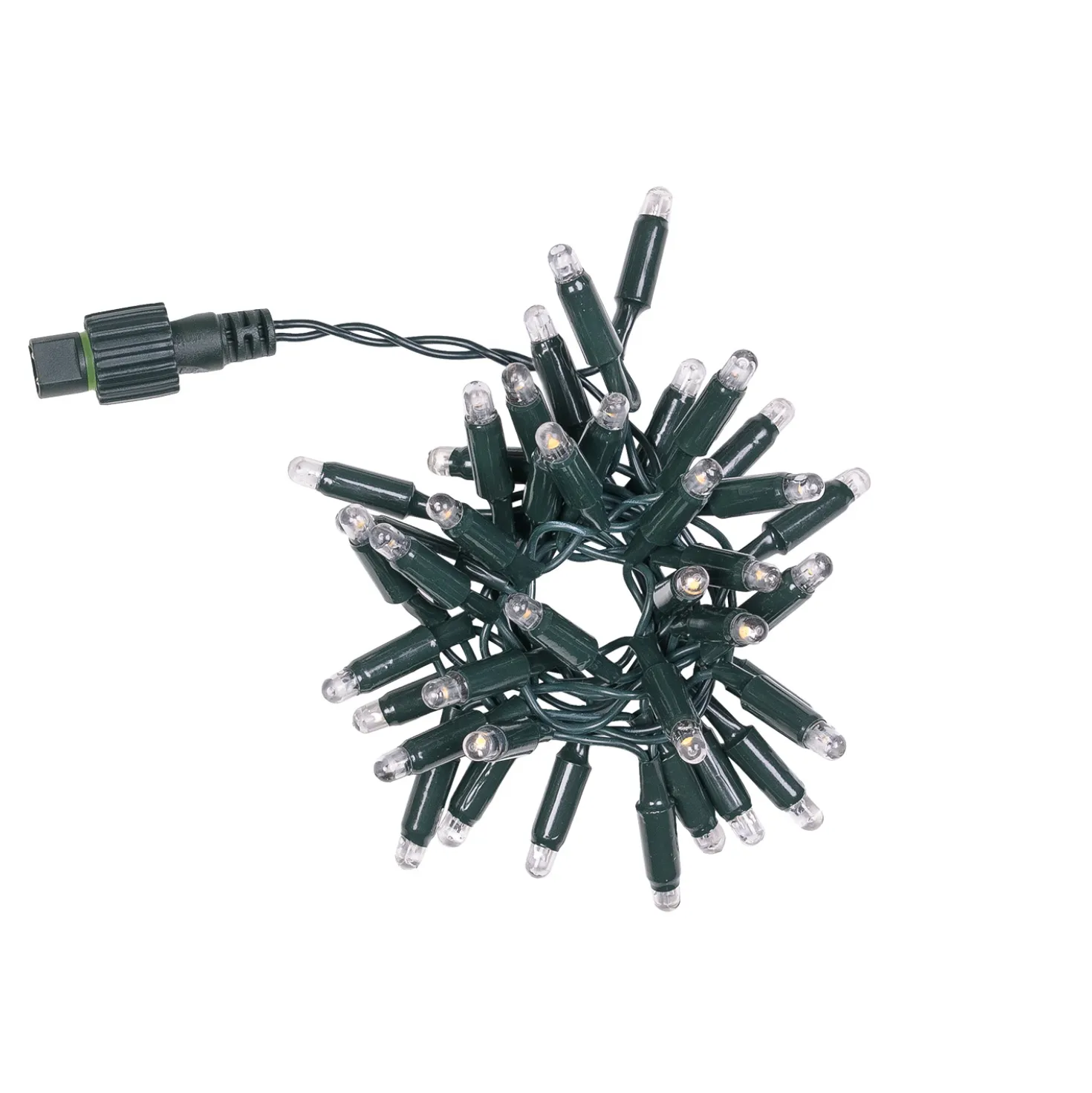 Nastro Pendente Connect ProLine 36V, 0,8 m, 40 maxiled bianco caldo, cavo verde