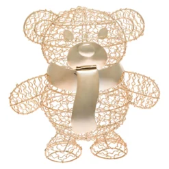 Orsetto Teddy Bear, h. 27 cm, led bianco caldo