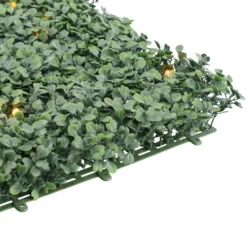 Pannello di Bosso artificiale verde scuro Green Wall Light, 16 maxiled Dual Color bianco caldo