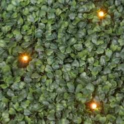 Pannello di Bosso artificiale verde scuro Green Wall Light, 16 maxiled Dual Color bianco caldo