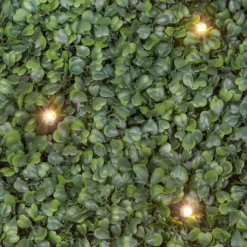 Pannello di Bosso artificiale verde scuro Green Wall Light, 16 maxiled Dual Color bianco caldo