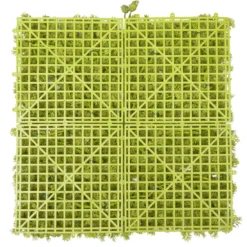 Pannello di Lichene artificiale verde acido Green Wall Light, 16 maxiled Dual Color bianco caldo