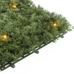 Pannello di Lichene artificiale verde bosco Green Wall Light, 16 maxiled Dual Color bianco caldo