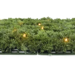Pannello di Lichene artificiale verde bosco Green Wall Light, 16 maxiled Dual Color bianco caldo