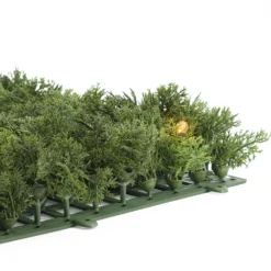 Pannello di Lichene artificiale verde bosco Green Wall Light, 16 maxiled Dual Color bianco caldo