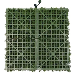 Pannello di Lichene artificiale verde bosco Green Wall Light, senza luci