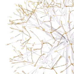 Piantana Ramo sfera RICCO bianco, h 155 cm, 912 microled bianco caldo, uso interno
