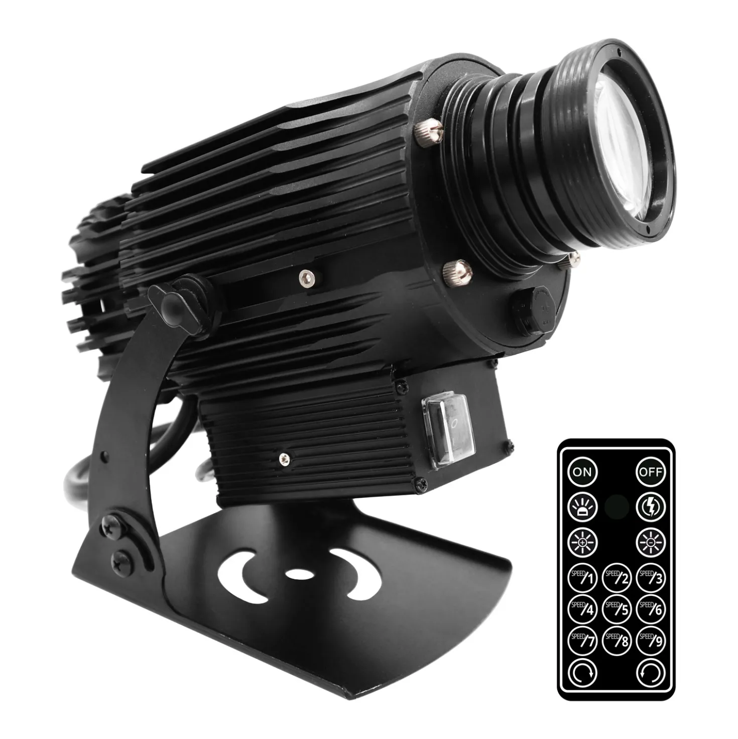 Proiettore professionale led effetto acqua, 80 Watt, 50°