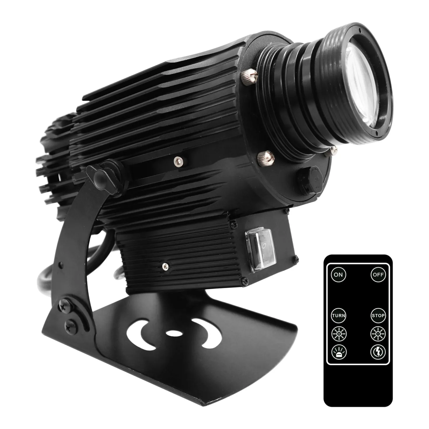 Proiettore professionale led effetto movimento, 80 Watt, 30°