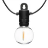 Prolunga Catena Party light 4 m, 10 lampadine trasparenti Ø 40 mm, led bianco caldo