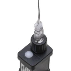 Pupazzo di Neve 3D in acrilico trasparente, h 105 cm, 220 Dual LED bianco caldo e freddo