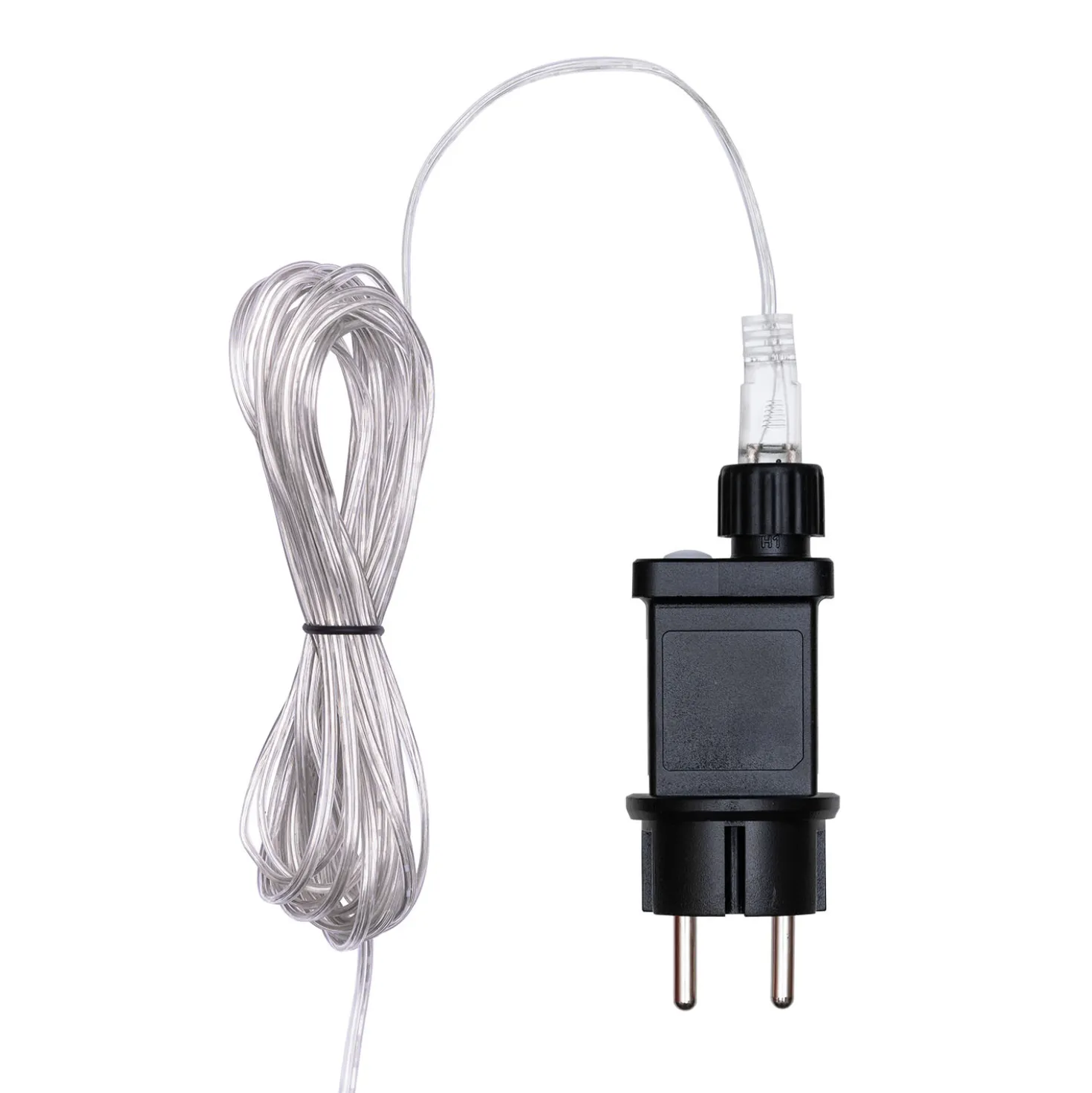 Pupazzo di Neve 3D in acrilico trasparente, h 105 cm, 220 Dual LED bianco caldo e freddo