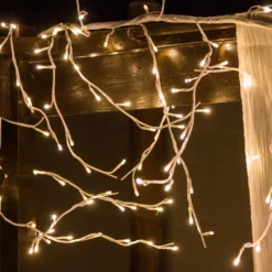 Ramo bianco 3 m, led bianco caldo
