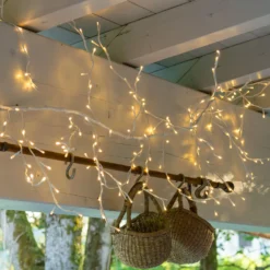 Ramo bianco 3 m, led bianco caldo