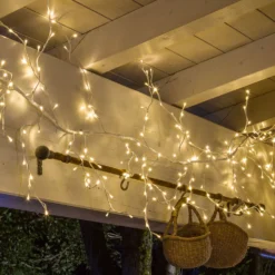 Ramo bianco 3 m, led bianco caldo