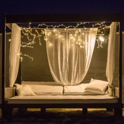 Ramo bianco 3 m, led bianco caldo