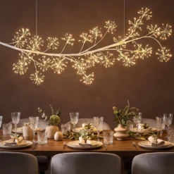 Ramo Bianco RICCO 1,5 m, 480 microled bianco caldo, uso interno