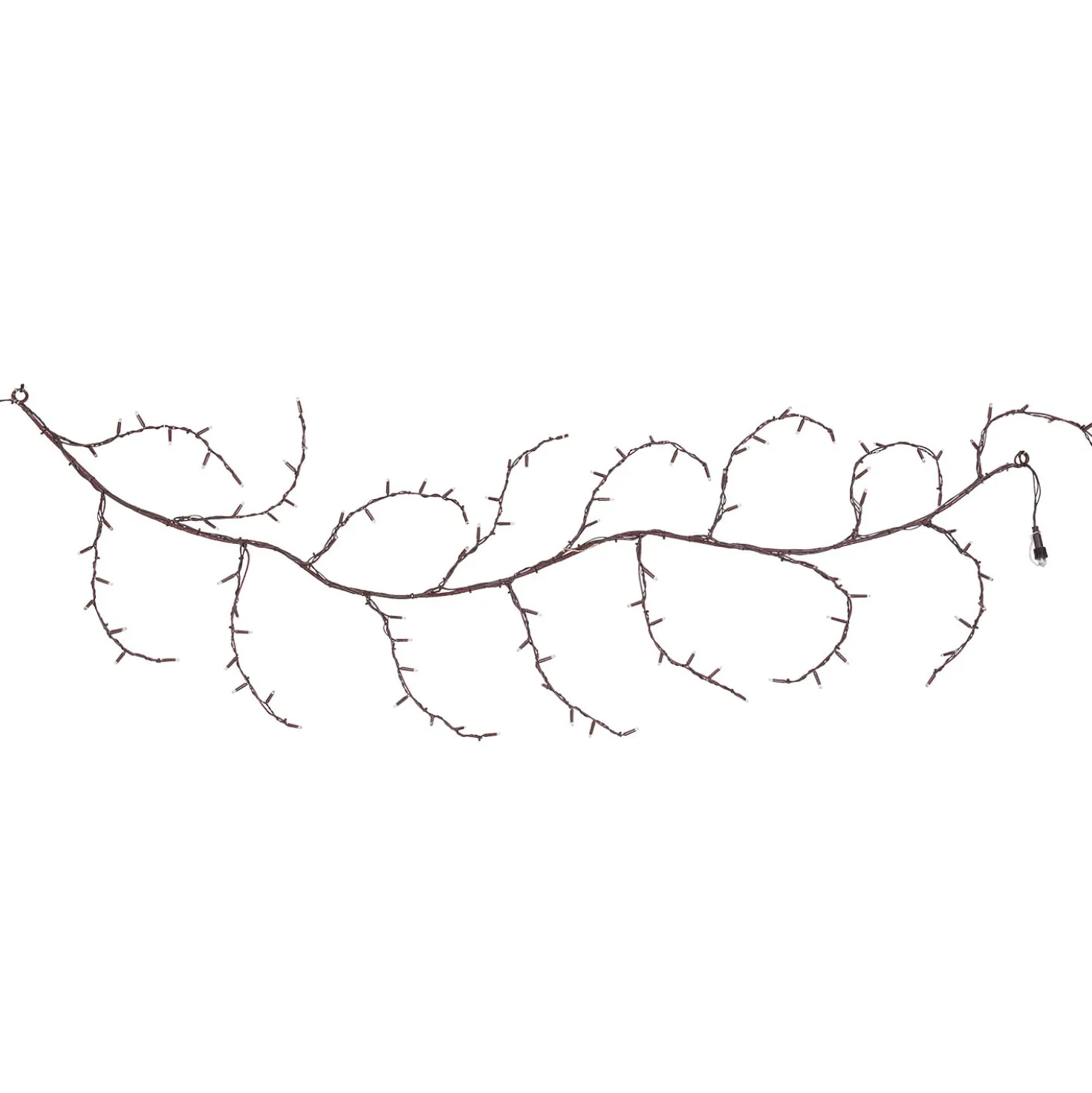 Ramo marrone 2 m, 105 maxiled bianco caldo, prolungabile