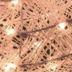 Renna con testa ruotata 3D Light Cream & Brown, h 160 cm, 380 Dual LED bianco extra caldo e bianco freddo