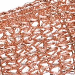 Renna 3D Rose Gold, filo a spirale, h 120 cm, 720 microled bianco caldo