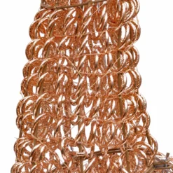 Renna 3D Rose Gold, filo a spirale, h 200 cm, 2400 microled bianco caldo