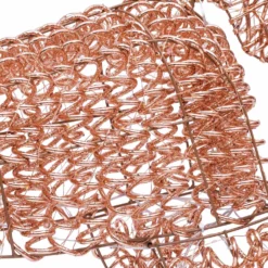 Renna 3D Rose Gold, filo a spirale, h 130 cm, 960 microled bianco caldo