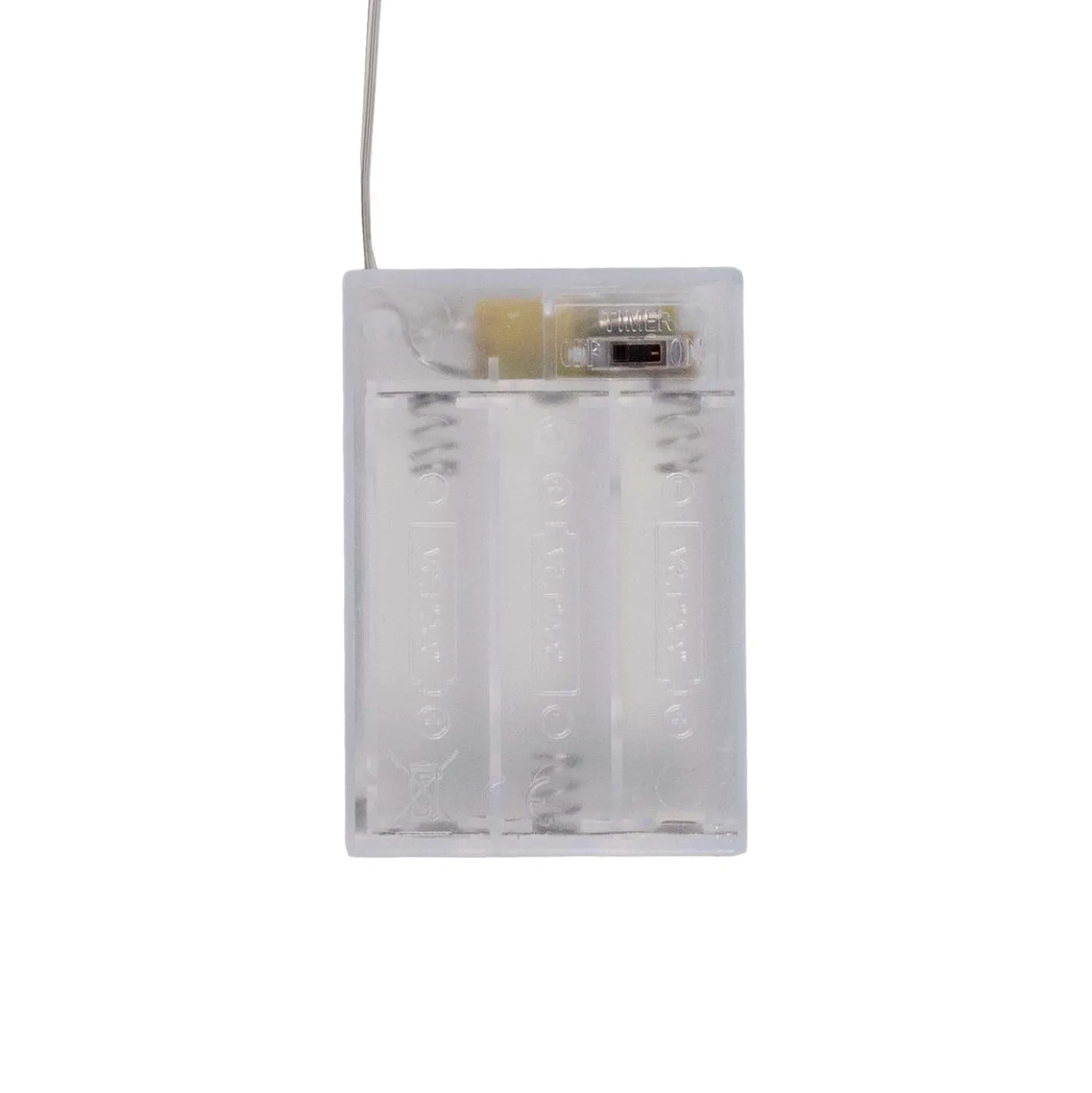 Renna luminosa 3D in Tessuto Bianco Iridescente, 58 cm, led bianco caldo, uso interno