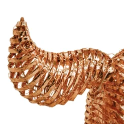 Renna Maxi a coste 3D Rose Gold, h 270 cm, 8300 microled bianco caldo