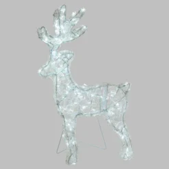 Renna Thin 3D, h 60 cm, led bianco freddo
