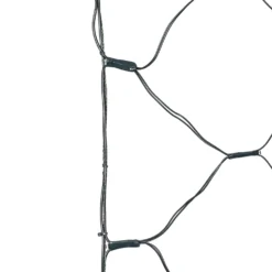 Rete Connect+ 2 x h 1 m, 120 led bianco caldo, cavo verde, prolungabile