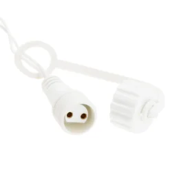 Rete Smart Connect, 2 x h. 1 metri, 120 led bianco freddo, cavo bianco