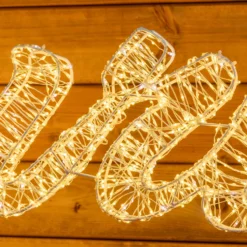 Scritta Auguri 3D, 150 x h 49 cm, 4000 microled bianco caldo e freddo, uso esterno