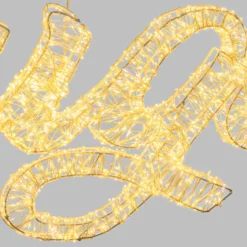 Scritta Auguri 3D, 150 x h 49 cm, 4000 microled bianco caldo e freddo, uso esterno
