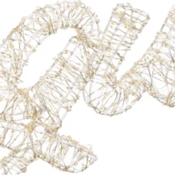 Scritta Auguri 3D, 115 x h 37 cm, 2000 microled bianco caldo e freddo, uso esterno