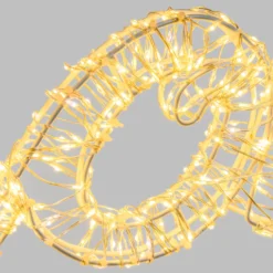 Scritta Buon Natale 3D, 102 x h 57 cm, 3200 microled bianco caldo e freddo, uso esterno