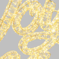 Scritta Joyeux Noel 3D, 115 x h. 65 cm, 3500 microled bianco caldo e freddo, uso esterno