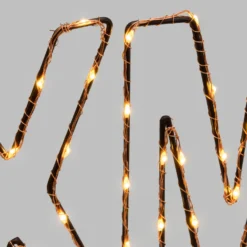 Scritta luminosa led XMAS color rame, bianco caldo