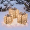 Set 3 pacchi regalo 3D Light Cream & Brown, 240 Dual LED bianco extra caldo e bianco freddo