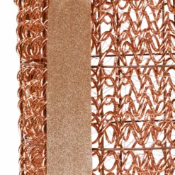 Set 2 Pacchi Regalo luminosi 3D Rose Gold, filo a spirale, led bianco caldo