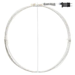 Sfera bianca ripiegabile 3D, Ø 54 cm, microled bianco caldo e freddo, uso interno