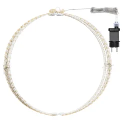 Sfera bianca ripiegabile 3D, Ø 40 cm, microled bianco caldo e freddo, uso interno