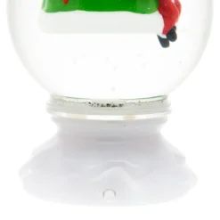 Sfera con Albero e Babbo Natale, led RGB cambiacolore