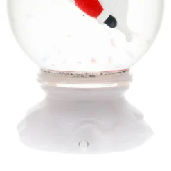 Sfera con Babbo Natale capovolto, led RGB cambiacolore