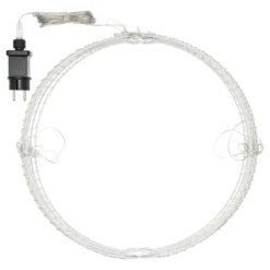 Sfera 3D ripiegabile bianca Ø 40 cm, micro led RGB cambiacolore